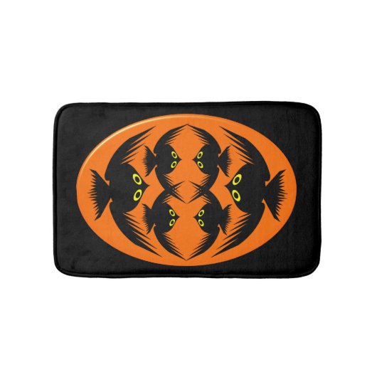 Halloween Crows Bath Mat Badematte (Vorderseite)
