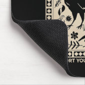 Halloween Crows Bevor Bros lustige Unterstützung f Mousepad (Ecke)