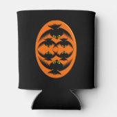 Halloween Crows Can Cooler Dosenkühler (Rückseite)