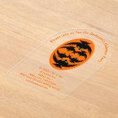 Halloween Crows Custom Acryleinladungen (Ablage )