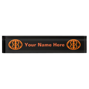 Halloween Crows Custom Desk Namplate Namensplakette