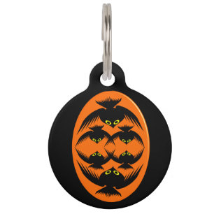Halloween Crows Custom Dog Tag Haustiermarke