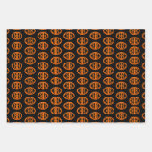 Halloween Crows Custom Gift Wrap Set Geschenkpapier Set (Vorderseite 3)