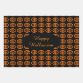 Halloween Crows Custom Gift Wrap Set Geschenkpapier Set (Vorderseite)