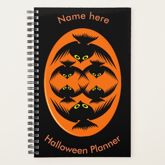 Halloween Crows Custom Planer (Vorderseite)
