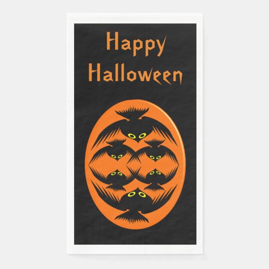Halloween Crows Custom Serviette (Vorderseite)