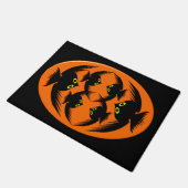 Halloween Crows Doormat Fußmatte (Schrägansicht)