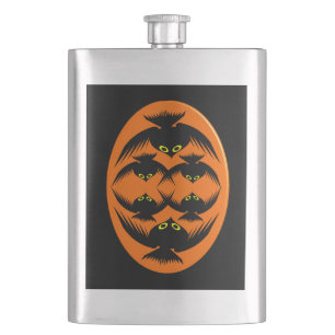 Halloween Crows Flask Flachmann