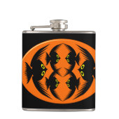 Halloween Crows Flask Flachmann (Vorderseite)