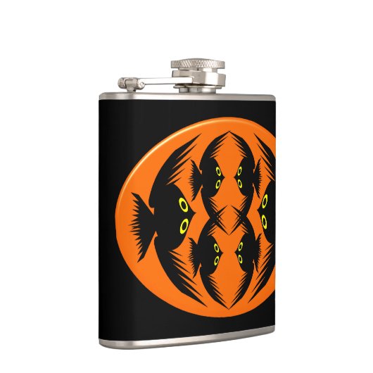Halloween Crows Flask Flachmann (Rechts)
