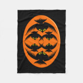 Halloween Crows Fleece Blanket (Vorderseite)
