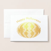 Halloween Crows Foil Card Folienkarte (Vorderseite mit Umschlag)