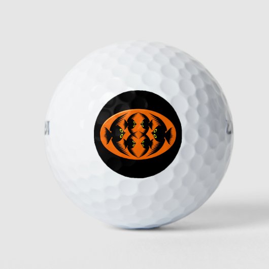 Halloween Crows Golf Ball (Vorderseite)