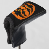 Halloween Crows Golf Putter Cover Headcover (3/4 Vorderseite)