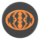Halloween Crows Hockey Puck (Vorderseite)