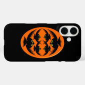 Halloween Crows iPhone Case (Rückseite (Horizontal))
