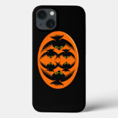 Halloween Crows iPhone Case (Rückseite)