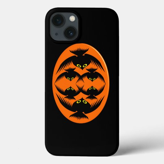 Halloween Crows iPhone Case (Rückseite)