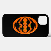 Halloween Crows iPhone Case (Rückseite (Horizontal))