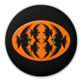 Halloween Crows Keramik Knob Keramikknauf (Vorderseite)