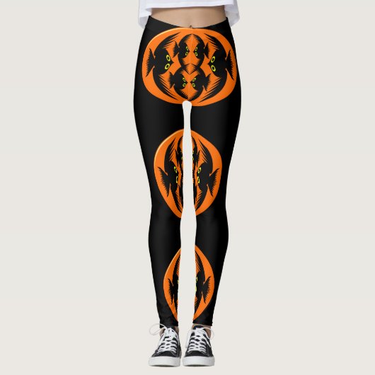 Halloween Crows Leggings (Vorderseite)