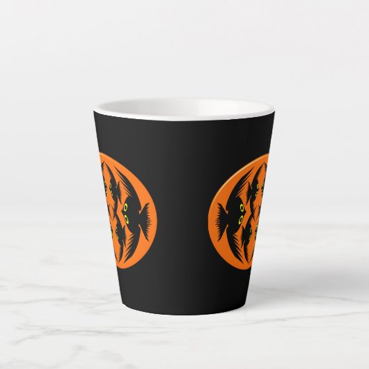 Halloween Crows Milchtasse (Vorderseite)
