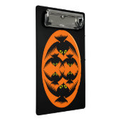 Halloween Crows Mini-Zwischenablage Mini Klemmbrett (Schrägansicht)