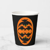 Halloween Crows Pappbecher (Rückseite)