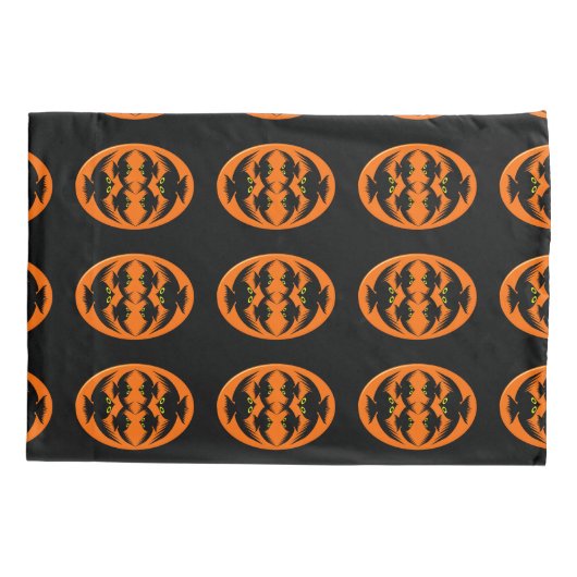 Halloween Crows Pillowcase Kissenbezug (Rückseite)