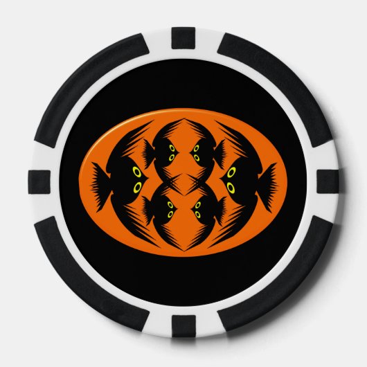 Halloween Crows Pokerchips (Vorderseite)