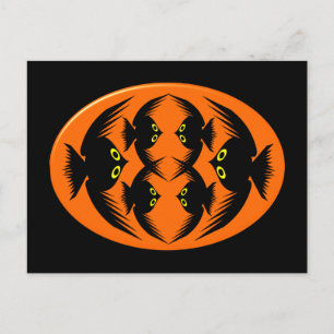 Halloween Crows Postcard Postkarte
