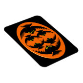 Halloween Crows Premium Magnet (Rechte Seite)