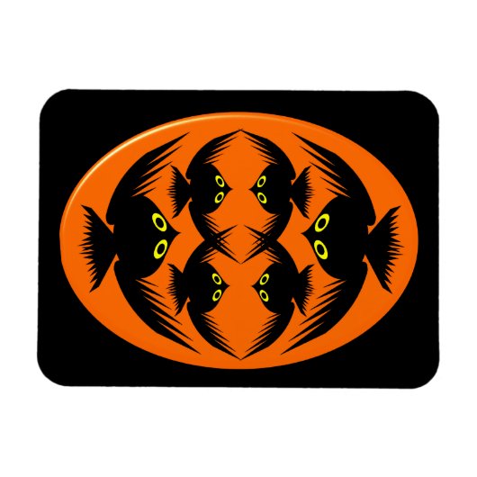 Halloween Crows Premium Magnet (Horizontal)