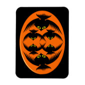 Halloween Crows Premium Magnet (Vertikal)