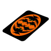 Halloween Crows Premium Magnet (Linke Seite)