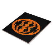 Halloween Crows Tile Fliese (Seite)