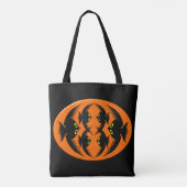 Halloween Crows Tote Bag Tasche (Rückseite)