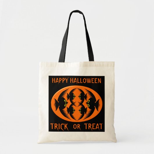 Halloween Crows Trick oder Treat Bag Tragetasche (Vorne)