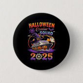 Halloween Cruise Squad 2025 Matching Cruising Crew Button (Vorderseite)