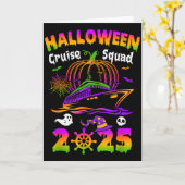 Halloween Cruise Squad 2025 Pumpkin Soky Season Fa Karte (Gelbe Blume)
