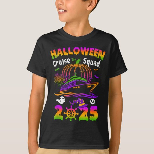 Halloween Cruise Squad 2025 Pumpkin Soky Season Fa T-Shirt