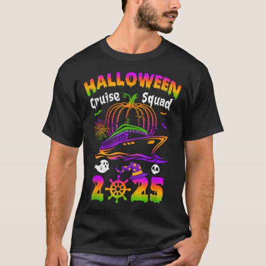 Halloween Cruise Squad 2025 Pumpkin Soky Season Fa T-Shirt (Vorderseite)