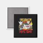 Halloween Cruise Squad Rubber Duck Hunting Ship Bo Magnet (Vorderseite/Rückseite)