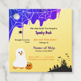 Halloween Cruising Duck Tag Geschenkanhänger