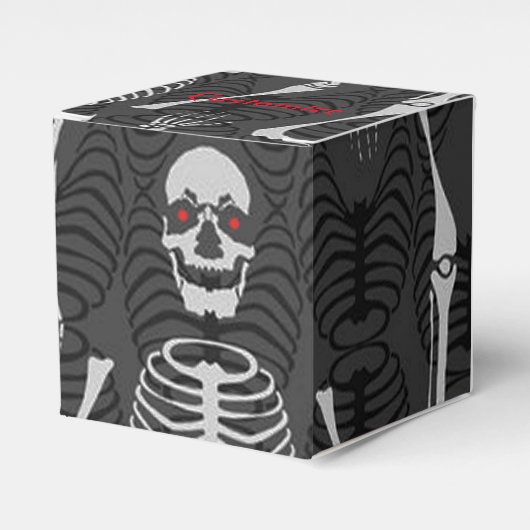 Halloween Cube Favor Box Geschenkschachtel (Vorderseite)