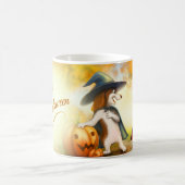 Halloween cup with cute animals kaffeetasse (Mittel)