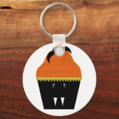Halloween Cupcake Bat Schlüsselanhänger (Vorderseite)