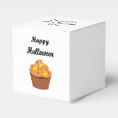 Halloween Cupcake Geschenkschachtel (Vorderseite)