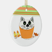 Halloween Cupcake Keramik Ornament (Rechts)