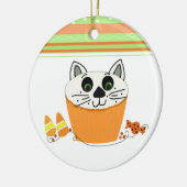 Halloween Cupcake Keramik Ornament (Links)